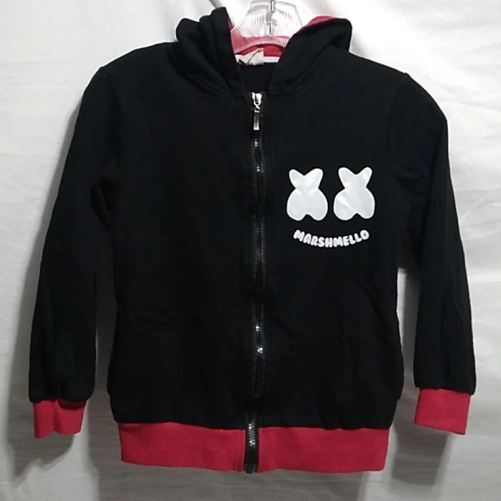 (A-80) SALE! Marshmello I Was There Foanja Full Zip Youth Jacket W Hood